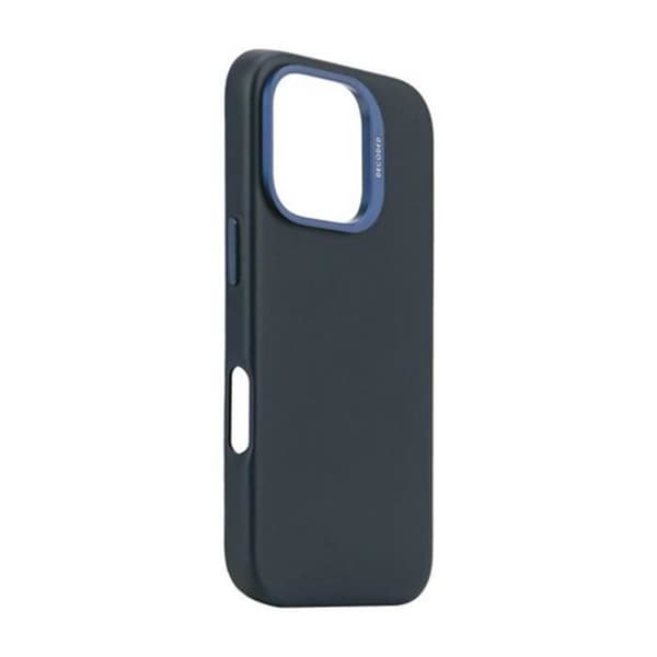 Fodral till iPhone 16 Pro Stötsäkert Läder Kompatibel MagSafe Decoded Blue