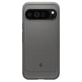 Miniatyrbild 3 av 6: Skyddsskal - Spigen - Google Pixel 9 Pro XL - Grå Marmor - Semi-rigid - Rugged Armor