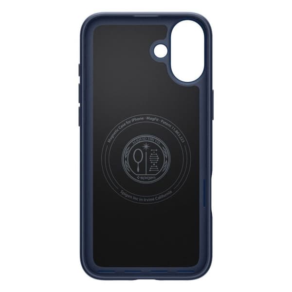 Coque för iPhone 16 - Spigen Thin Fit MagSafe - Navy Blå