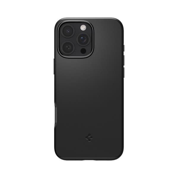 Skyddsskal - Spigen - iPhone 16 Pro Max - Svart - Semi-stivt - Elegant