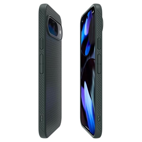 Skyddsfodral - Spigen - Google Pixel 9 Pro XL - Abyssgrön - Halvstyv - Elegant