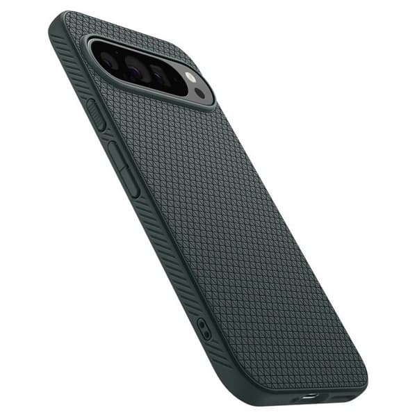 Skyddsfodral - Spigen - Google Pixel 9 Pro XL - Abyssgrön - Halvstyv - Elegant