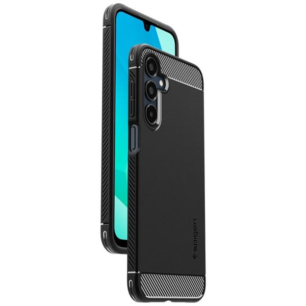 Skyddsfodral för Samsung Galaxy A16 4G / A16 5G - Spigen Rugged Armor - Svart