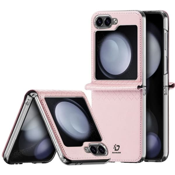 Skyddsskal - DUX DUCIS - Galaxy Z Flip6 - Rosa - Semi-hårt - Blankt