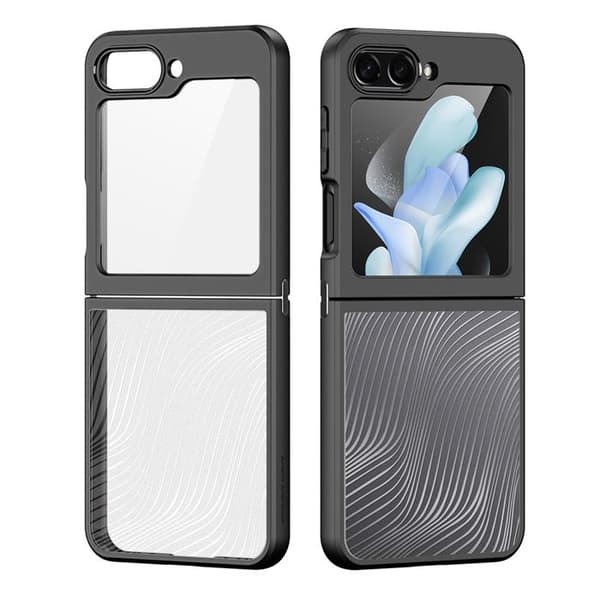Skydd för Samsung Galaxy Z Flip5 - Dux Ducis Aimo-serie - Svart