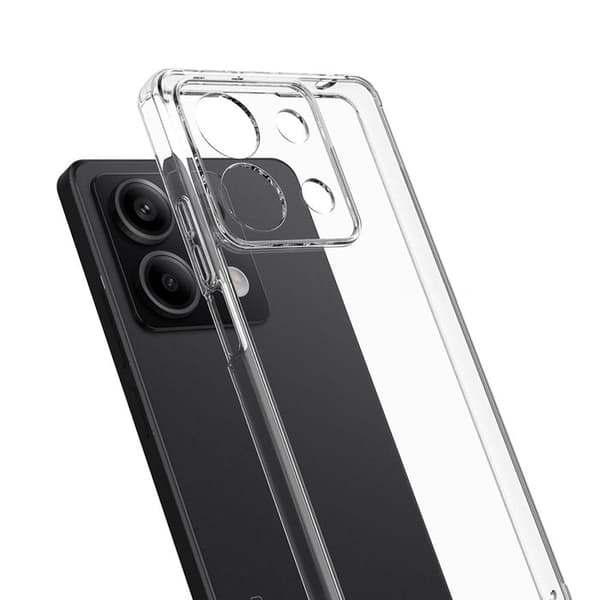 Skyddsfodral - Crong - Crystal Shield Cover - Transparent - Xiaomi Redmi Note 13 4G - Stötsäker