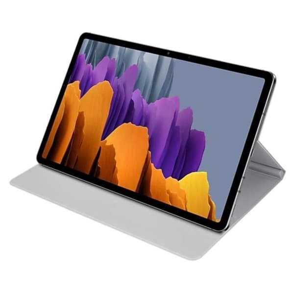Tabletfodral - SAMSUNG - Galaxy Tab S7 Familj - Ljusgrå - 11 tum - Syntetisk