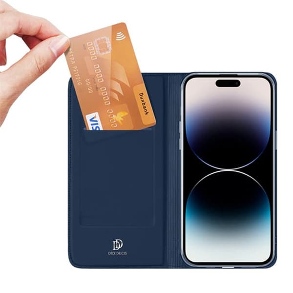 Etui för iPhone 14 Pro Max - Dux Ducis Skin Pro - Svart - Semihård - Hög kvalitet - Slät