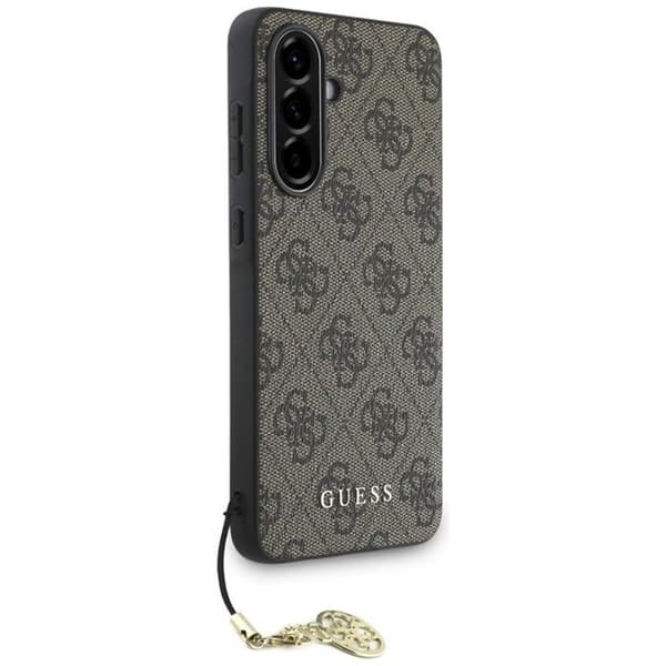 Coque för Samsung Galaxy A36 5G (brun), kollektion Guess 4G Charms