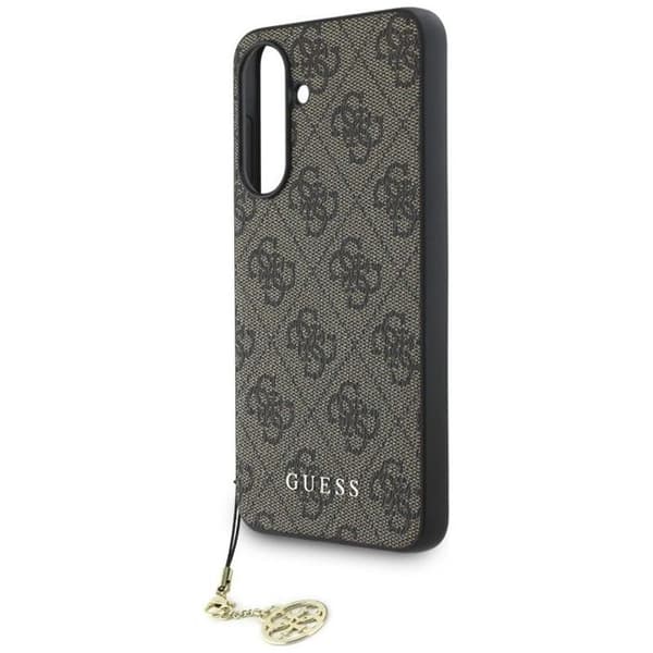 Coque för Samsung Galaxy A36 5G (brun), kollektion Guess 4G Charms