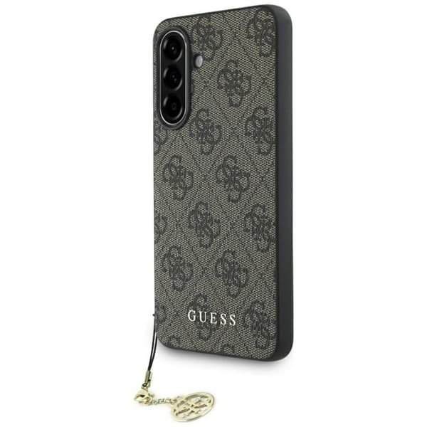 Coque för Samsung Galaxy A36 5G (brun), kollektion Guess 4G Charms