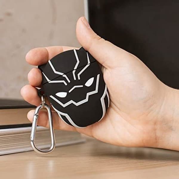 Coque 3D AirPods - TUMME UPP - Spiderman - Mjuk silikon - Flerfärgad - Optimal skydd