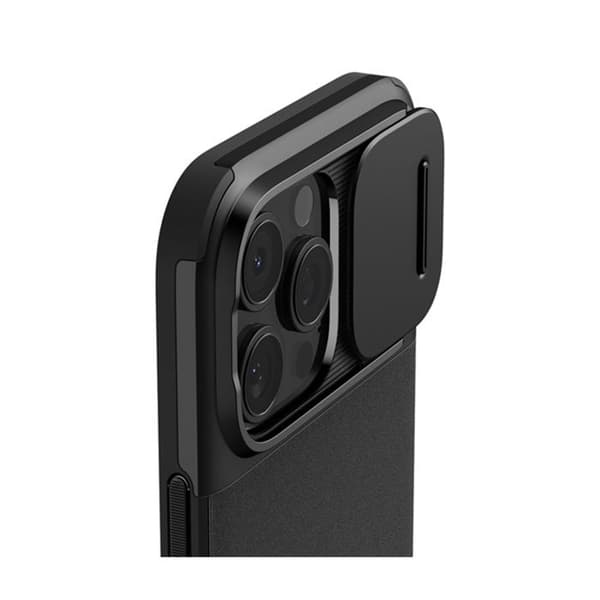Coque för iPhone 16 Pro - Spigen - Optik Armor Mag - TPU/PC - Kompatibel med MagSafe - Air Cushion skydd