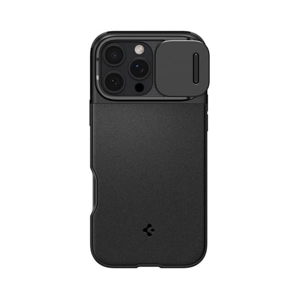 Coque för iPhone 16 Pro - Spigen - Optik Armor Mag - TPU/PC - Kompatibel med MagSafe - Air Cushion skydd