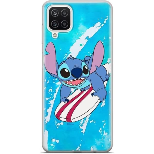 ERT GROUP Mobiltelefonhölster för Samsung A12 M12 Original och officiellt licensierat Disney-motiv Stitch 003
