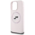Miniatyrbild 6 av 6: Coque för iPhone 16 Pro Max - Karl Lagerfeld Silicone MagSafe (KLHMP16XSKCHTCP) - Karl&amp;Choupette Huvud Rosa