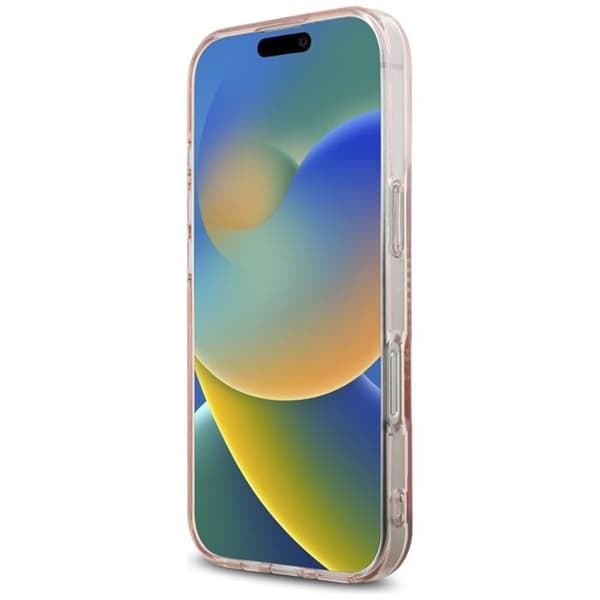 Coque för iPhone 16 Pro Max - Strass Karl Lagerfeld IML (KLHCP16XHKHDCELP) - Tête Karl Rose