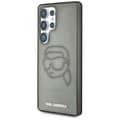 Miniatyrbild 2 av 6: Coque för Samsung Galaxy S25 Ultra (svart) Karl Lagerfeld strass Karl Head-logotyp