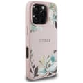 Miniatyrbild 4 av 6: Coque Guess Grained Flower Printed MagSafe för iPhone 16 Pro (rosa)