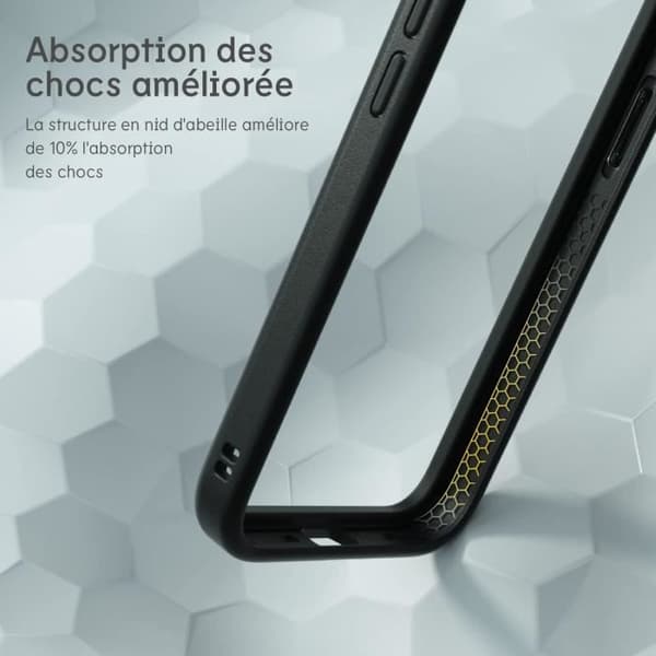 RhinoShield Bumper Case Kompatibel med iPhone 13 Mini CrashGuard NX - Anpassningsbar Tunn Skydd - Svart