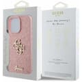 Miniatyrbild 6 av 6: Coque Rigide - GUESS - Fasta Glitter Big 4G - TPU - Rosa - Kompatibel med iPhone 16 Pro Max