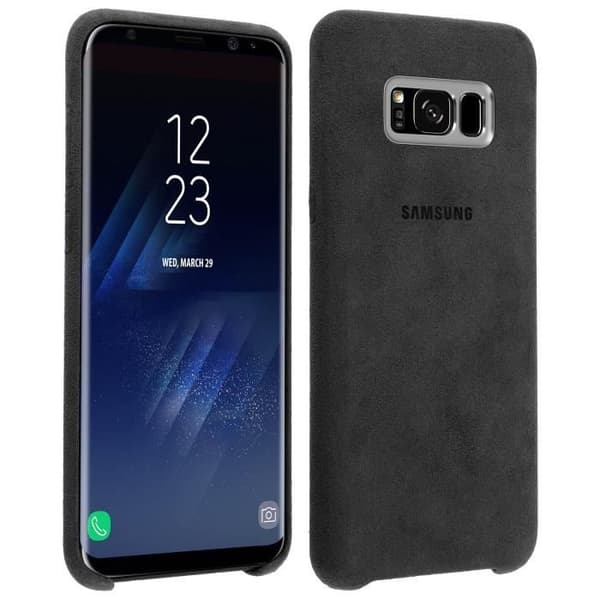 Samsung Shell i Alcantara S8 + Grå
