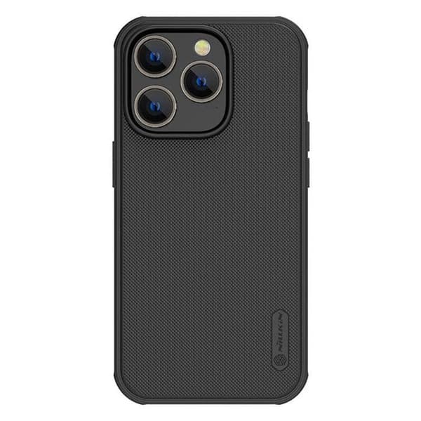 Coque för iPhone 16 Pro Super Frosted Shield Pro (Logo Cutout) - Nillkin - BlackActive