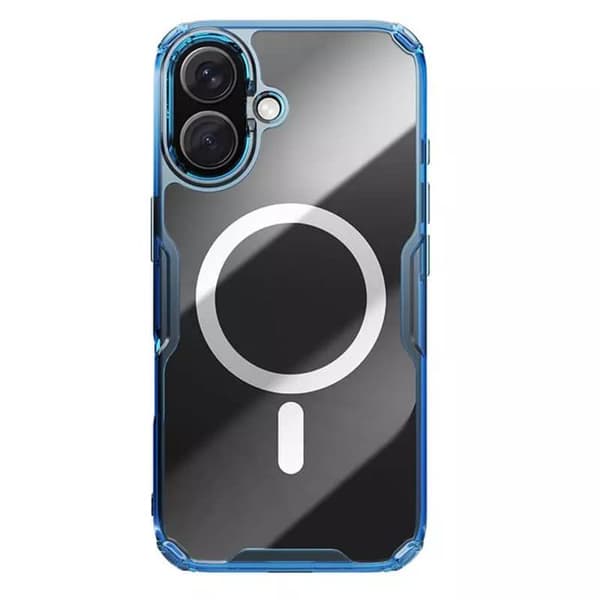 Coque för iPhone 16 Plus Natur TPU Pro Magnetisk Fodral - Nillkin - BlåAktiv