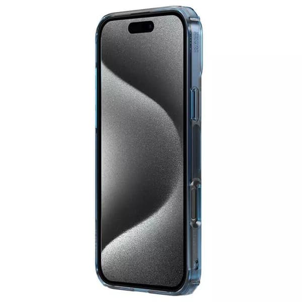 Coque för iPhone 16 Pro Nature TPU Pro Magnetic Case - Nillkin - BlåAktiv