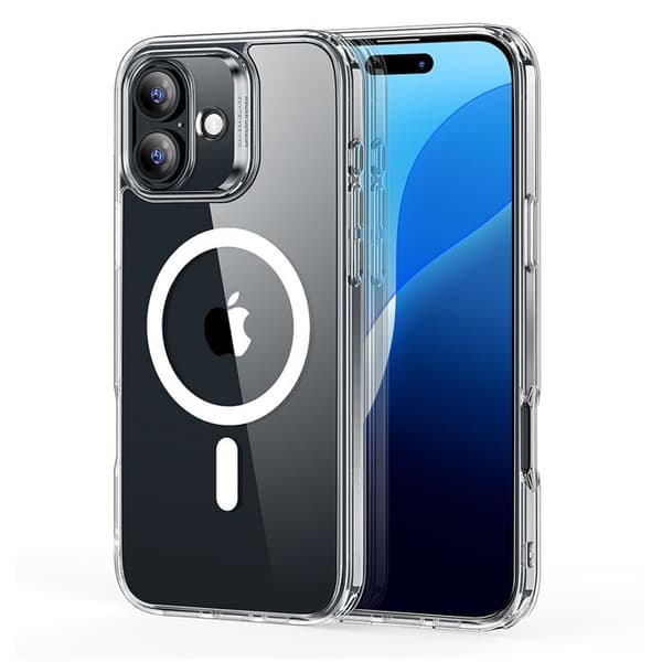 Coque pour iPhone 16 Plus - ESR Classic Hybrid HaloLock - Transparent