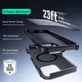 Miniatyrbild 6 av 6: Coque för iPhone 16 Pro - ESR Cyber Armor Kickstand - Svart