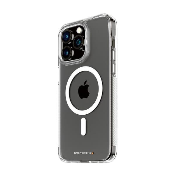 Coque - PanzerGlass - HardCase - Kompatibel med MagSafe - iPhone 15 Pro Max - D3O Transparent