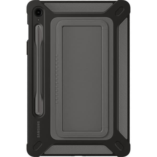 Baksidan - Samsung - Galaxy Tab S9 FE - Titan - Stötsäker - Flerpositionsstöd - 10,5 tum