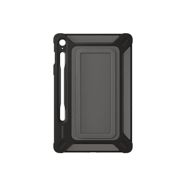 Baksidan - Samsung - Galaxy Tab S9 FE - Titan - Stötsäker - Flerpositionsstöd - 10,5 tum