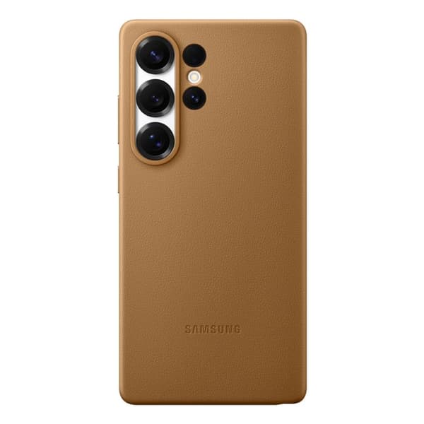 Coque för Samsung Galaxy S25 Ultra Äkta Läder Kindsuit Samsung Guld