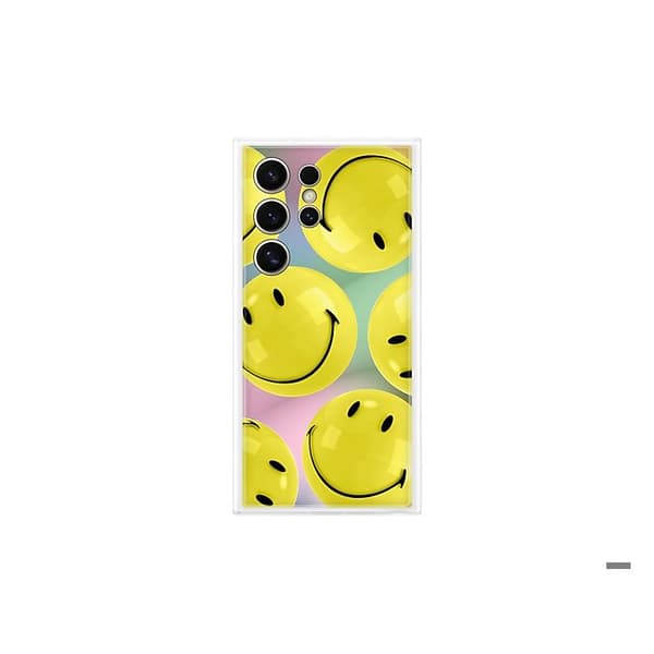 Coque - Gul - Galaxy S24 Ultra - Anpassningsbar - Dynamiskt bakgrundsbild - Fullständigt skydd