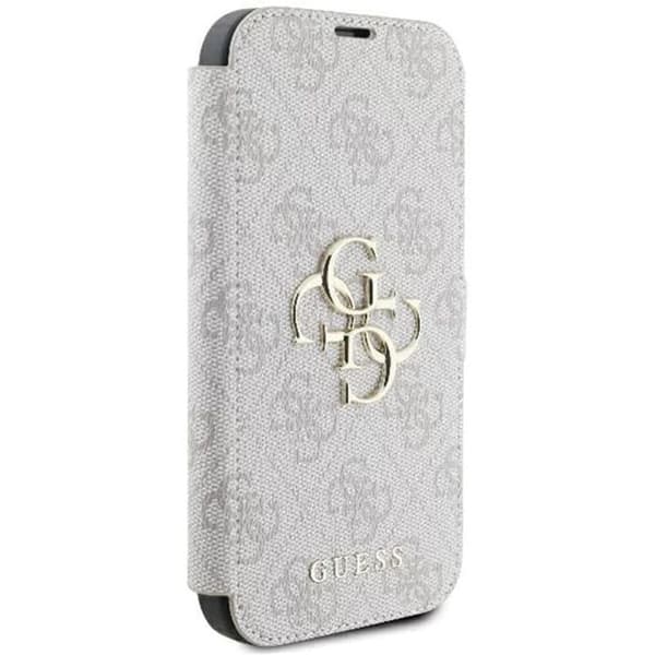 Coque för iPhone 16 Pro Max - Guess Book 4G (GUBKP16X4GMGPI) - Rosa