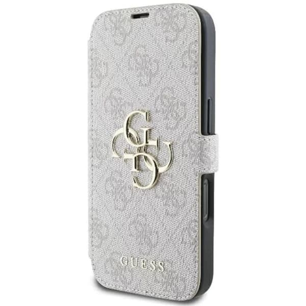 Coque för iPhone 16 Pro Max - Guess Book 4G (GUBKP16X4GMGPI) - Rosa