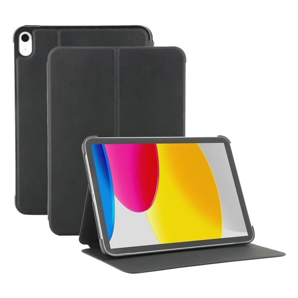 Eko-designad fodral för iPad Air 11'' 2024 (M2), Stötskyddande fodral med intelligent lock för automatisk vila/väckning, Svart