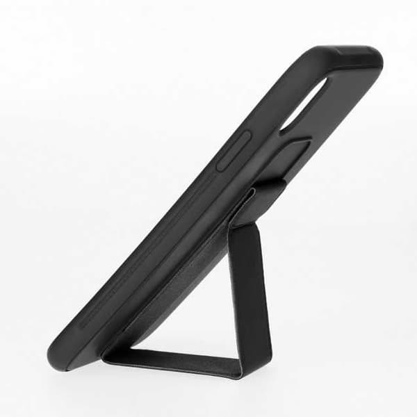 Coque för iPhone X- XS - KSIX - Semi-Rigid - Svart - Stående funktion - TPU och polykarbonat