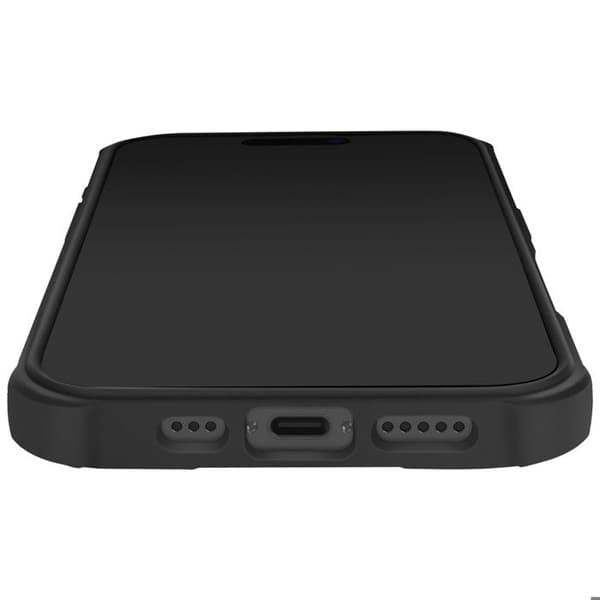 Stötsäker Coque för iPhone 16 Pro Förstärkta Hörn Matt Antikrack Svart