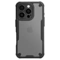 Miniatyrbild 2 av 5: Stötsäker Coque för iPhone 16 Pro Förstärkta Hörn Matt Antikrack Svart