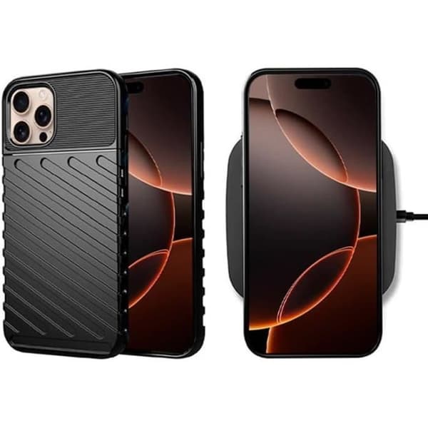 Fodral för iPhone 16 Plus - Cool - Åska - Robus skydd - Vattentålig - TPU