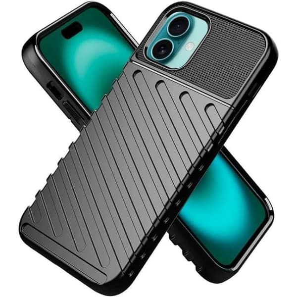Fodral för iPhone 16 Plus - Cool - Åska - Robus skydd - Vattentålig - TPU