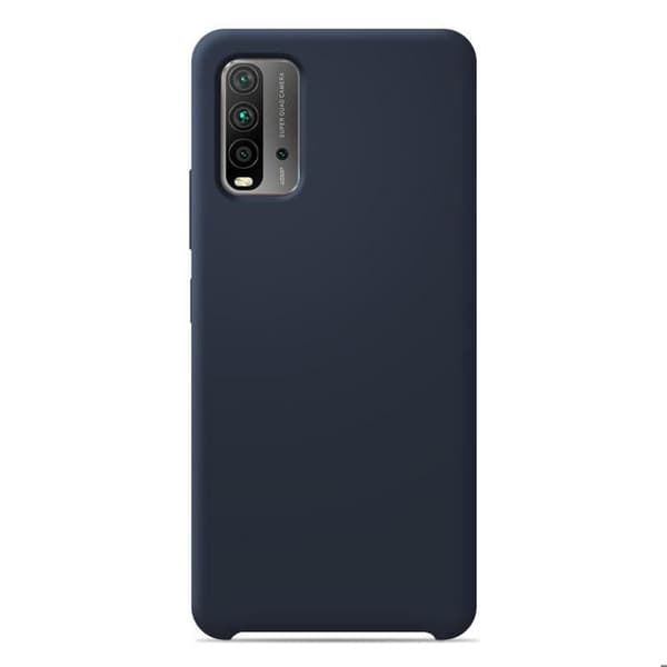 Vanligt Soft Touch Silikonfodral Night Blue kompatibelt med Xiaomi Redmi 9T