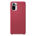 Miniatyrbild 1 av 2: Vanligt Soft Touch Red silikonfodral kompatibelt med Xiaomi Redmi Note 10 Redmi Note 10S