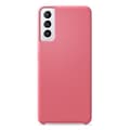 Miniatyrbild 1 av 2: Vanligt Soft Touch Pink silikonfodral som är kompatibelt med Samsung Galaxy S21