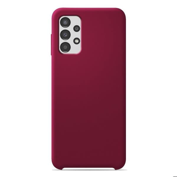 Vanligt Soft Touch silikonfodral Passionsröd kompatibelt Samsung Galaxy A13 4G