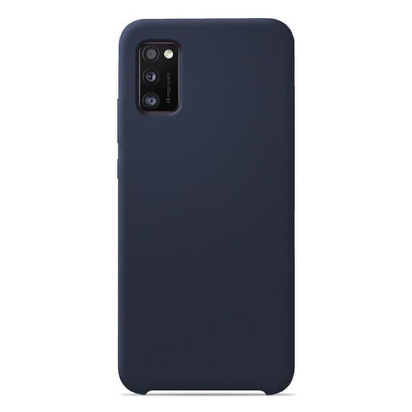 Vanligt Soft Touch Silikonfodral Night Blue kompatibelt med Samsung Galaxy A41