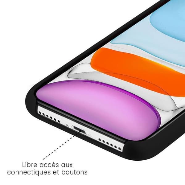 Vanligt Soft Touch Svart silikonfodral som är kompatibelt med Samsung Galaxy A42 5G
